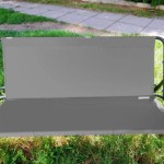 Premium 600D Oxford fabric garden seat cover, secure fit for outdoor swing seats (110 x 55 x 45 cm) 110cm55cm45cm